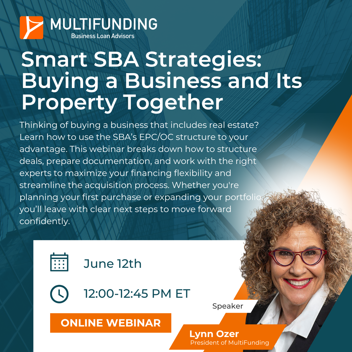 This shows image of presenter and date for the webinar which is Oct. 10th at 12pm, est.